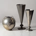 Group of pewter vases by CG Hallberg, Sweden