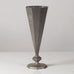 CG Hallberg, Sweden, pewter footed octagonal vase with inscription L3701