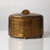 Alois Wörle for Neues Münchner Kunstgewerbe (NMK), Germany, brass oval box with lid J1545