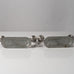 L & L  (Loij & Lindbladh), Sweden, pair of art deco pewter candelabras L3698