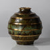 SVM, Sweden, ribbed vase in light bronze J2352