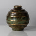 SVM, Sweden, ribbed vase in light bronze J2352