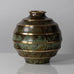 SVM, Sweden, ribbed vase in light bronze J2352