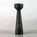 Carl Harry Stålhane for Rörstrand, Sweden, stoneware vase with blue haresfur glaze J1175