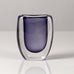 Vicke Lindstrand for Kosta, Sweden, "sommerso" vase in purple and clear glass L3237