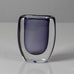 Vicke Lindstrand for Kosta, Sweden, "sommerso" vase in purple and clear glass L3237