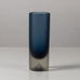 Erkki Vesanto for Iittala, Finland, frosted blue glass vase L3605