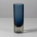 Erkki Vesanto for Iittala, Finland, frosted blue glass vase L3605