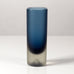 Erkki Vesanto for Iittala, Finland, frosted blue glass vase L3605