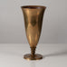 Just Andersen, Denmark, flaring bronze vase, 1930s L3659