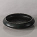 Carl Harry Stålhane for Rörstrand, Sweden, unique stoneware bowl with dark green and black glaze J1580