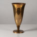 Just Andersen, Denmark, flaring bronze vase, 1930s L3659