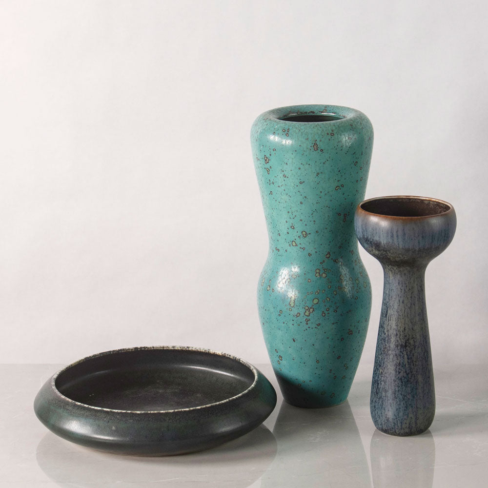 Three unique stoneware vessels by Carl Harry Stålhane for Rörstrand, Sweden
