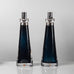 Carl Fagerlund for Orrefors, Sweden, pair of lamps in blue and clear glass J1734 K2032