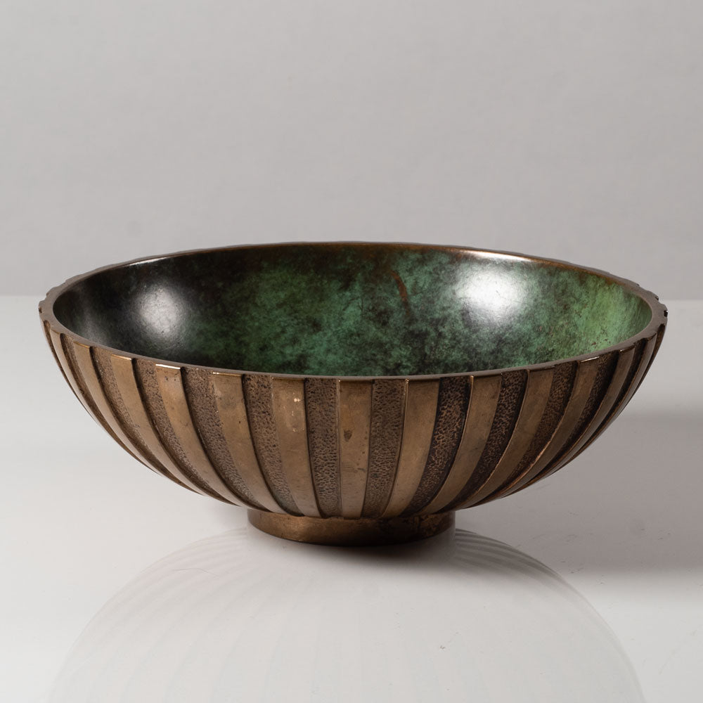 Tinos, Denmark, fluted bronze bowl L3790