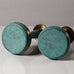 WMF Ikora, Germany, pair patinated light bronze candlesticks L3776