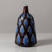 Hertha Bengtson for Rorstrand, stoneware vase with impressed pattern of faces L3593