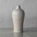 Gunnar Nylund for Rorstrand, Sweden, bottle vase with matte white glaze