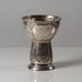 Christian F. Heise for Otto Friis, Denmark , art nouveau silver footed vase L3318
