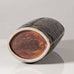 Carl Harry Stålhane for Rörstrand, Sweden, unique stoneware vase with brown glaze L3531
