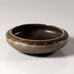 Carl Harry Stålhane for Rörstrand, Sweden, unique stoneware bowl with brown glaze L3458