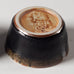 Carl Harry Stålhane for Rörstrand, Sweden, unique stoneware lidded jar with brown glaze L3459
