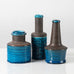 Group of turquoise vases by Nils Kahler for Kahler Keramik, Denmark