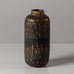 Gunnar Nylund for Rörstrand, Sweden, stoneware vase with matte streaky brown glaze L3534