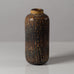 Gunnar Nylund for Rörstrand, Sweden, stoneware vase with matte streaky brown glaze L3534