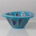 Carl Harry Stålhane for Rörstrand, conical bowl with turquoise and blue glaze K2250