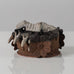 Ian Godfrey, UK, unique stoneware sculptural lid with animal figures K2176