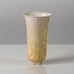 Sigrid May, Germany, unique porcelain vase with cream high-fired crystalline glaze J1283