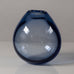 Per Lutken for Holmegaard, Denmark, blue soap bubble vase L3812