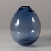 Per Lutken for Holmegaard, Denmark, blue soap bubble vase L3812