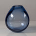 Per Lutken for Holmegaard, Denmark, blue soap bubble vase L3812