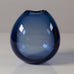 Per Lutken for Holmegaard, Denmark, blue soap bubble vase L3811