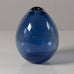 Per Lutken for Holmegaard, Denmark, blue soap bubble vase L3811