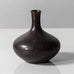 Carl Harry Stålhane for Rörstrand, stoneware vase with matte black haresfur glaze F8292