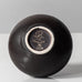 Carl Harry Stålhane for Rörstrand, stoneware vase with matte black haresfur glaze F8292