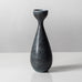 Carl Harry Stålhane for Rörstrand, Sweden, stoneware vase with matte blue speckled  glaze K2422