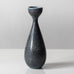 Carl Harry Stålhane for Rörstrand, Sweden, stoneware vase with matte blue speckled  glaze K2422