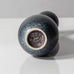 Carl Harry Stålhane for Rörstrand, Sweden, stoneware vase with matte blue speckled  glaze K2422