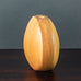 Gotlind Weigel, Germany, flattened round vase with matte crystalline glaze H1540