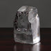 Erik Hoglund for Boda, Sweden, glass block figure L3176