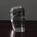 Erik Hoglund for Boda, Sweden, glass block figure L3176