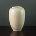 Jan Bontjes van Beek, stoneware ovoid vase with cream glaze K2027