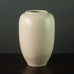 Jan Bontjes van Beek, stoneware ovoid vase with cream glaze K2027