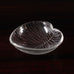 Tapio Wirkkala for Iittala, Finland, glass leaf dish K2616
