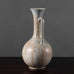 Gunnar Nylund for Rörstrand, Sweden, large stoneware handled vase with gray crystalline glaze K2462