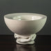 Kurt Spurey, Austria, sculptural bowl with glossy white glaze J1300